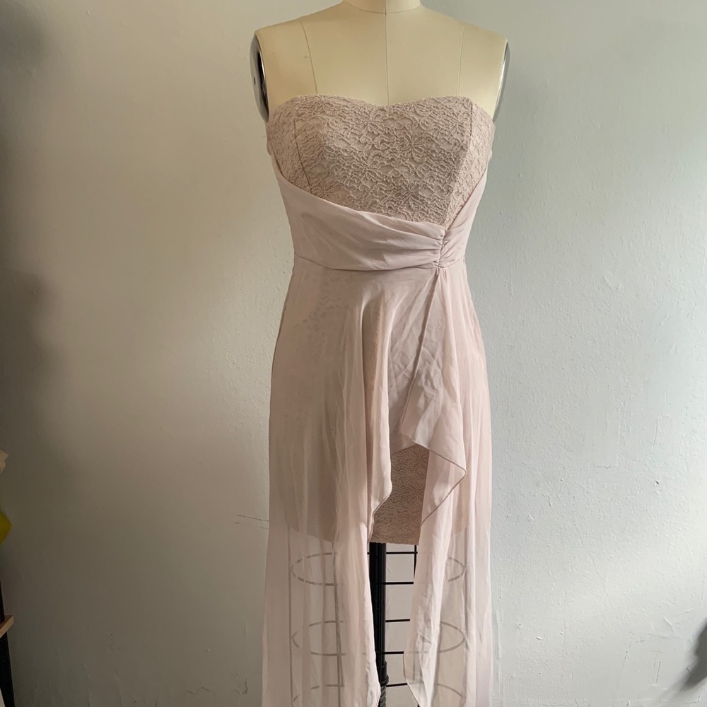 Beige sweet storm dress